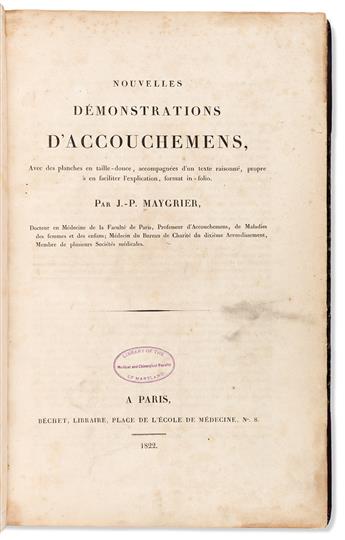 Maygrier, Jacques-Pierre (1771-1834) Nouvelles Demonstrations dAccoucemens.